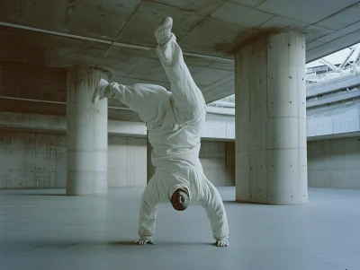 Breakdancer Under Bridge