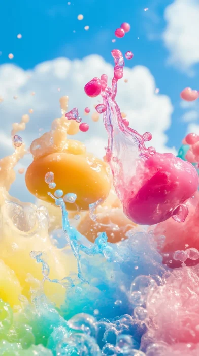 Colorful Jelly Splashes