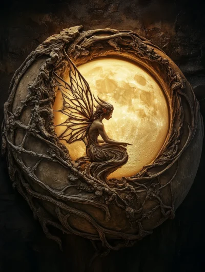 Fairy in the Moon