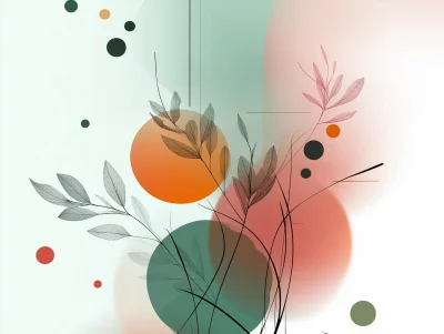 Spring Inspired Abstract Background