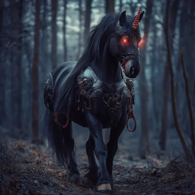 Dark Warrior Unicorn