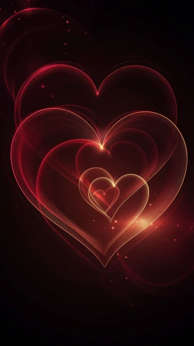 Gradient Heart Symbols