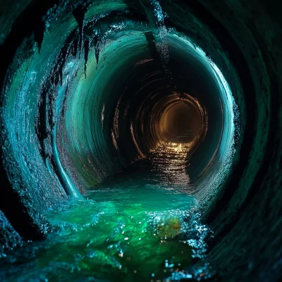 Sewer Pipe Interior