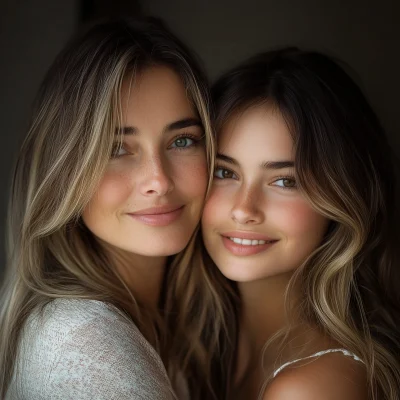 Mom and Daughter Together