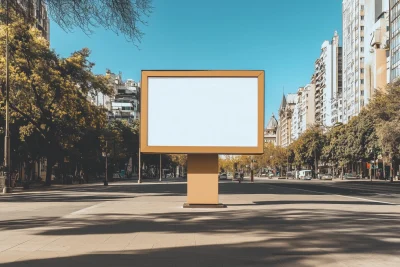 Modern Billboard in Buenos Aires