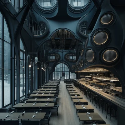 Biomechanical Restaurant Design