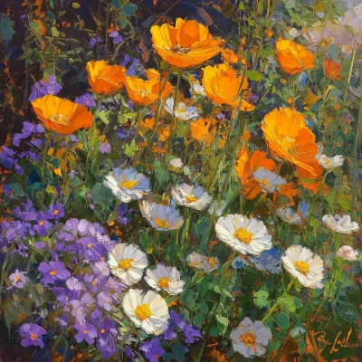 Summer Blooming Flowers