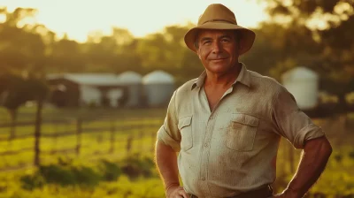 Confident Brazilian Farmer