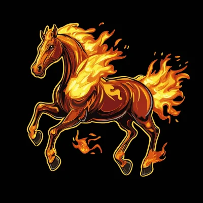 Flaming Horse