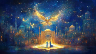 Persian City at Night
