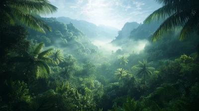 Tropical Jungle Valley