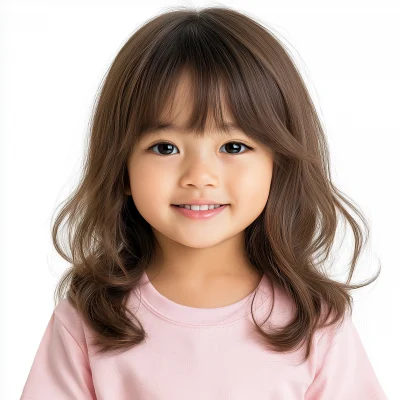 Happy Korean Girl Portrait