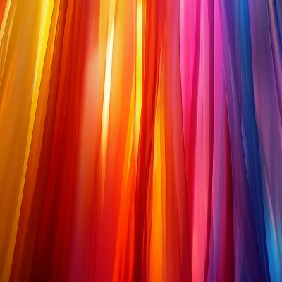 Vibrant Curtain Background