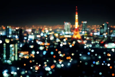 Bokeh Cityscape Illustration