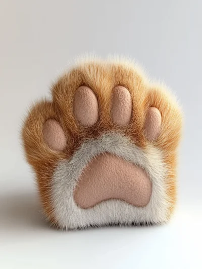 Fluffy Cat Paw