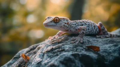 Gecko on a Rock