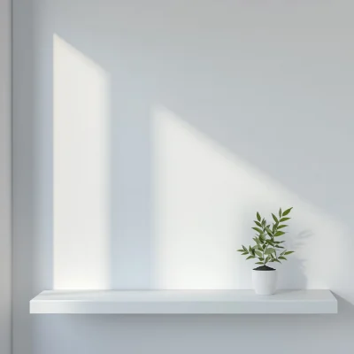 Minimalist White Wall