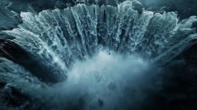 Waterfall at Night