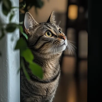 Charming Cat Portrait