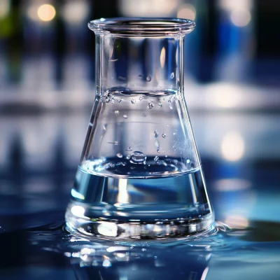 Close-up of a Glass Beaker