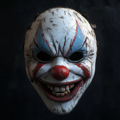 Eerie Clown Mask