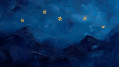 Starry Blue Background