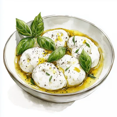 Bowl of Fresh Burrata