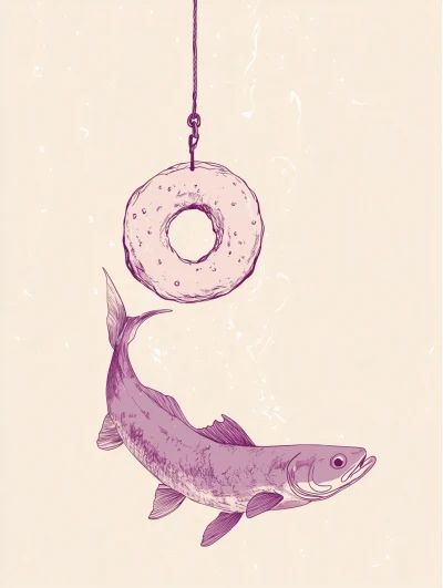 Donut on a Hook