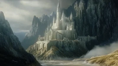 Minas Tirith in the 1960s Style