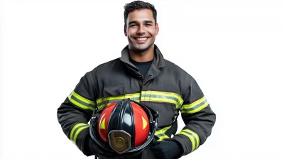 Smiling Brazilian Firefighter