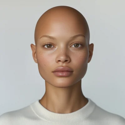 Hyper Realistic Portrait of an African American Woman