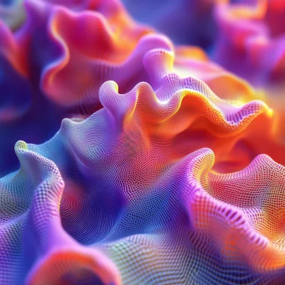 Vibrant Polymer Visualization