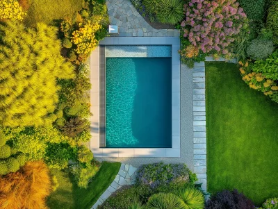 Lush Backyard Pool