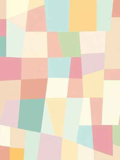 Pastel Geometric Collage