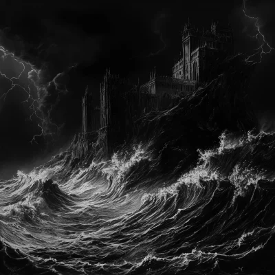 Doomed Waves Before a Castle