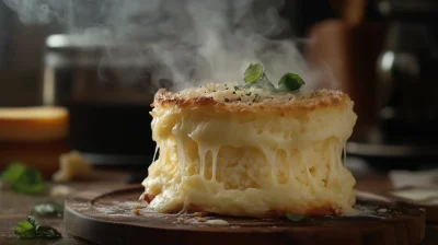 Cheese Souffle Slice