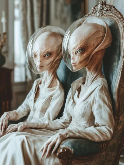 Elegant Alien Duo