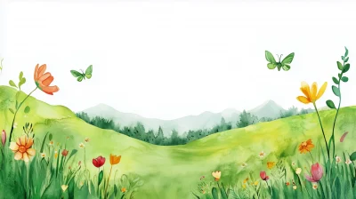 Green Meadow Landscape