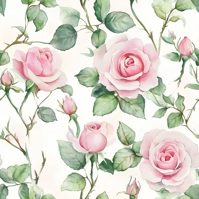 Watercolor Roses