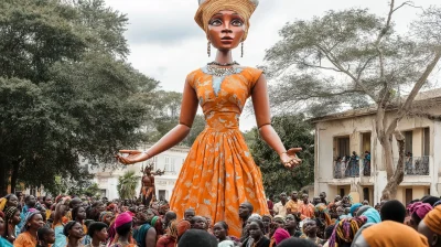 Giant Malian Doll