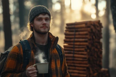 Cozy Lumberjack Portrait