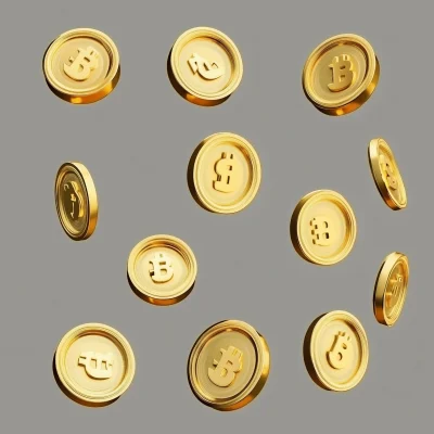 Flying Gold Coins