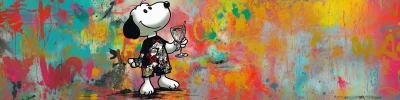 Snoopy in Dali Style