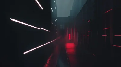 Blade Runner Themed Minimalist Lighting