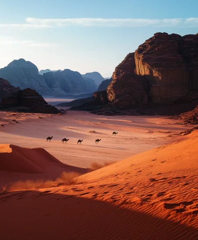 Dramatic Lunar Landscape