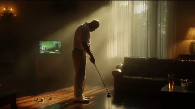 Cinematic Golfer Portrait