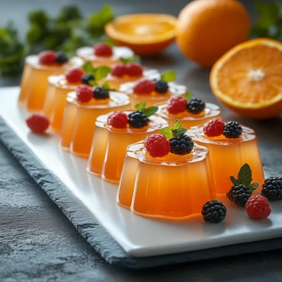 Vibrant Orange Jelly