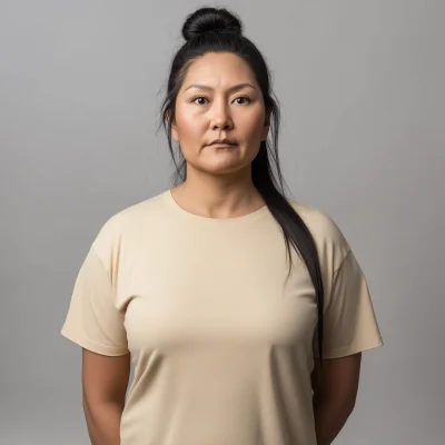 Confident Native Woman Portrait