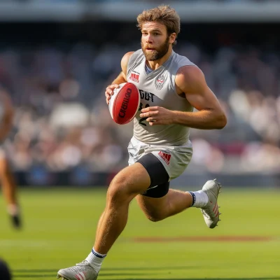 AFL Player in Action