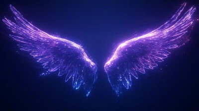 Glowing Angel Wings